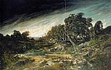 Gustave Courbet The Approaching Storm painting